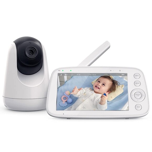 Hipp Baby Monitor, 5" 720P Video Baby Monitor with Pan-Tilt-Zoom Camera (1144) - Picture 1 of 8